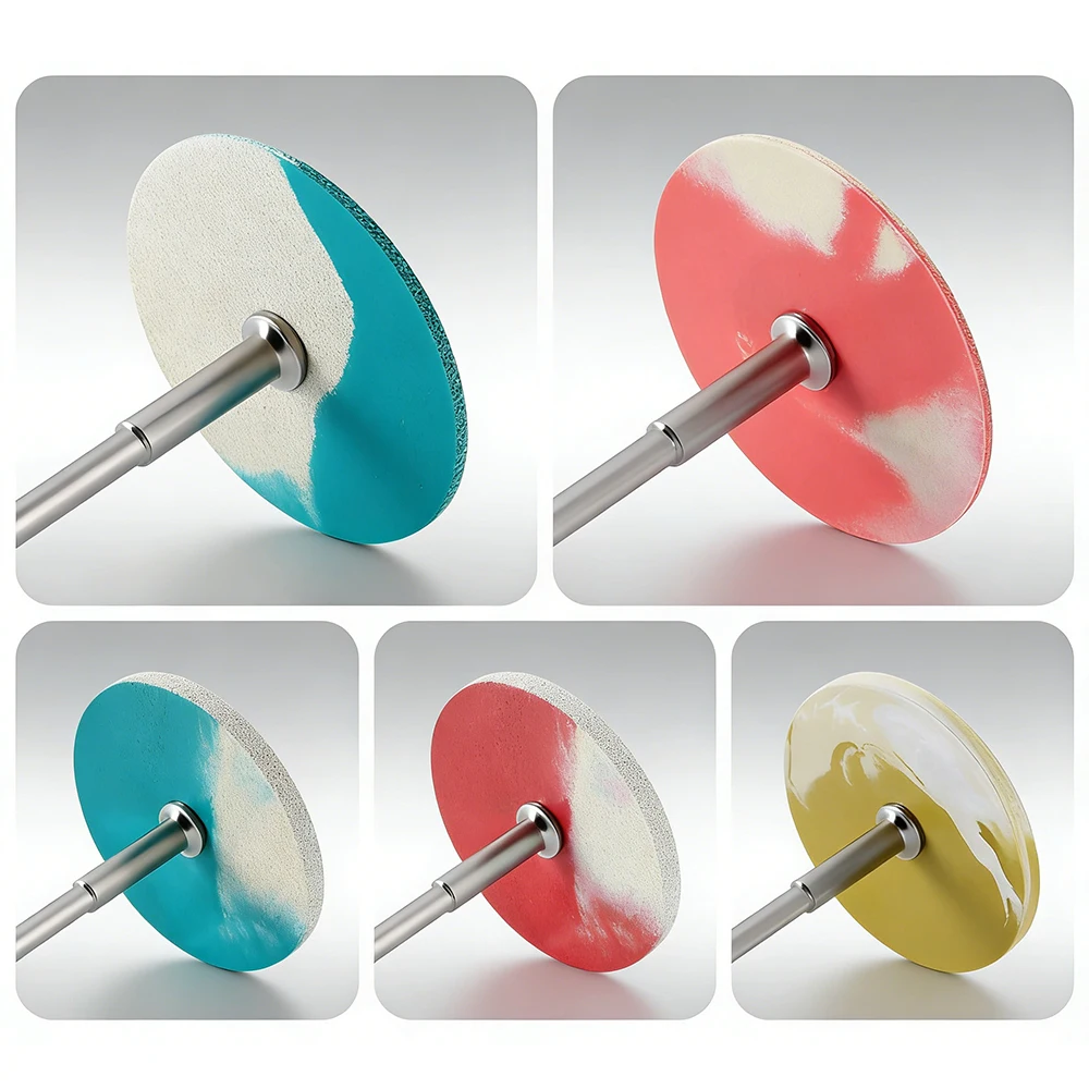

Dental Rubber Diamond Polisher Wheel Disc for Porcelain Zirconia – High Efficiency Lab Polish Tool HP2.35mm