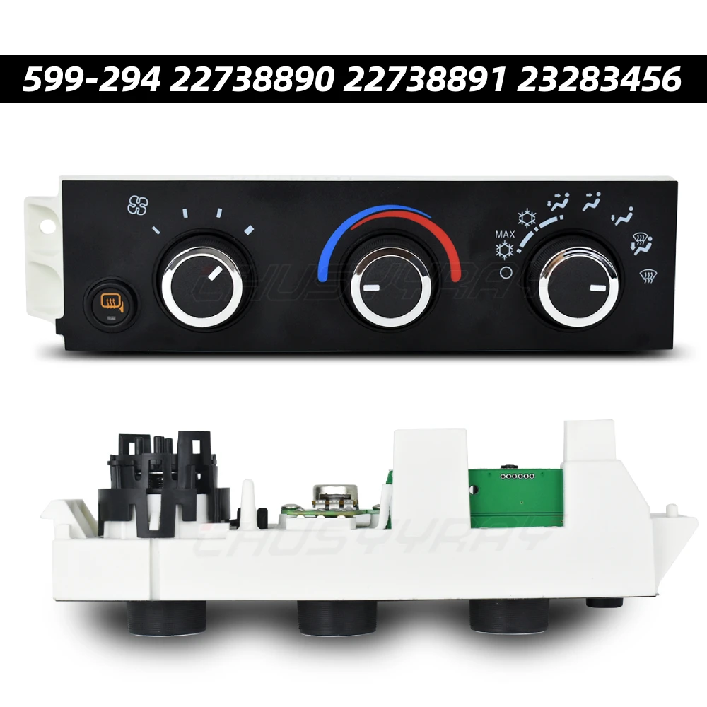 

599-294 A/C Heater Climate Control Module For Chevry Express 1500 GMC Savana 1500 G3500 OE:22738890 22738891 23283456 23283457