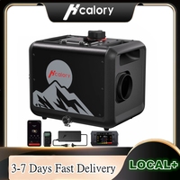 Hcalory 8KW Upgrade Toolbox Max Portable Diesel Air Heater, 100-240V AC & 12/24V DC Diesel Auxiliary Heater with CO Alarm Sensor