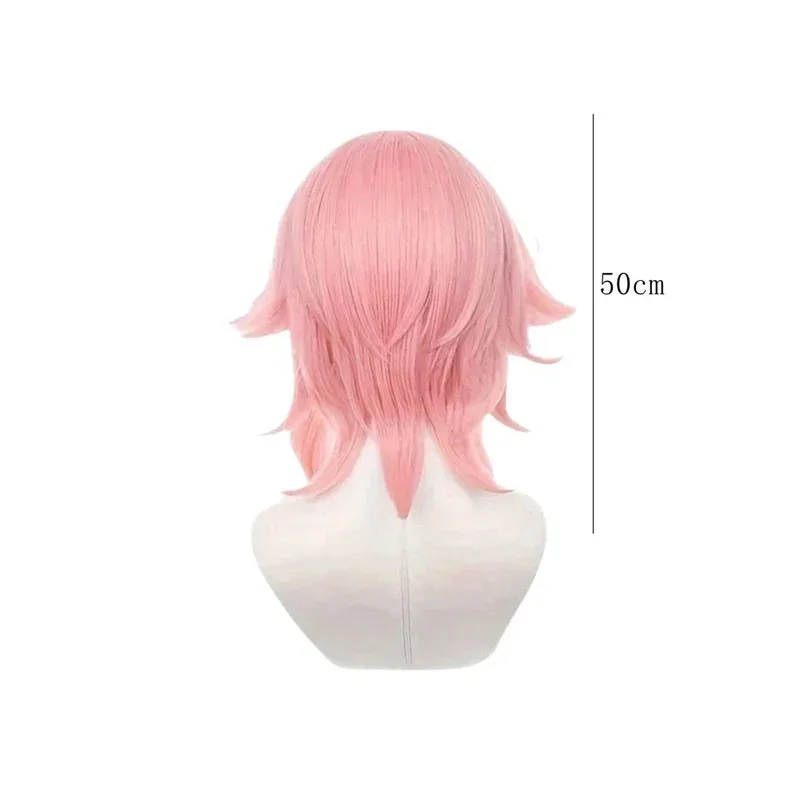 

Dori Sangemah Bay Косплей Genshin Impact Розовые Короткие термостойкие синтетические волосы Аниме Симпатичные парики x 5;d'2.y;8'