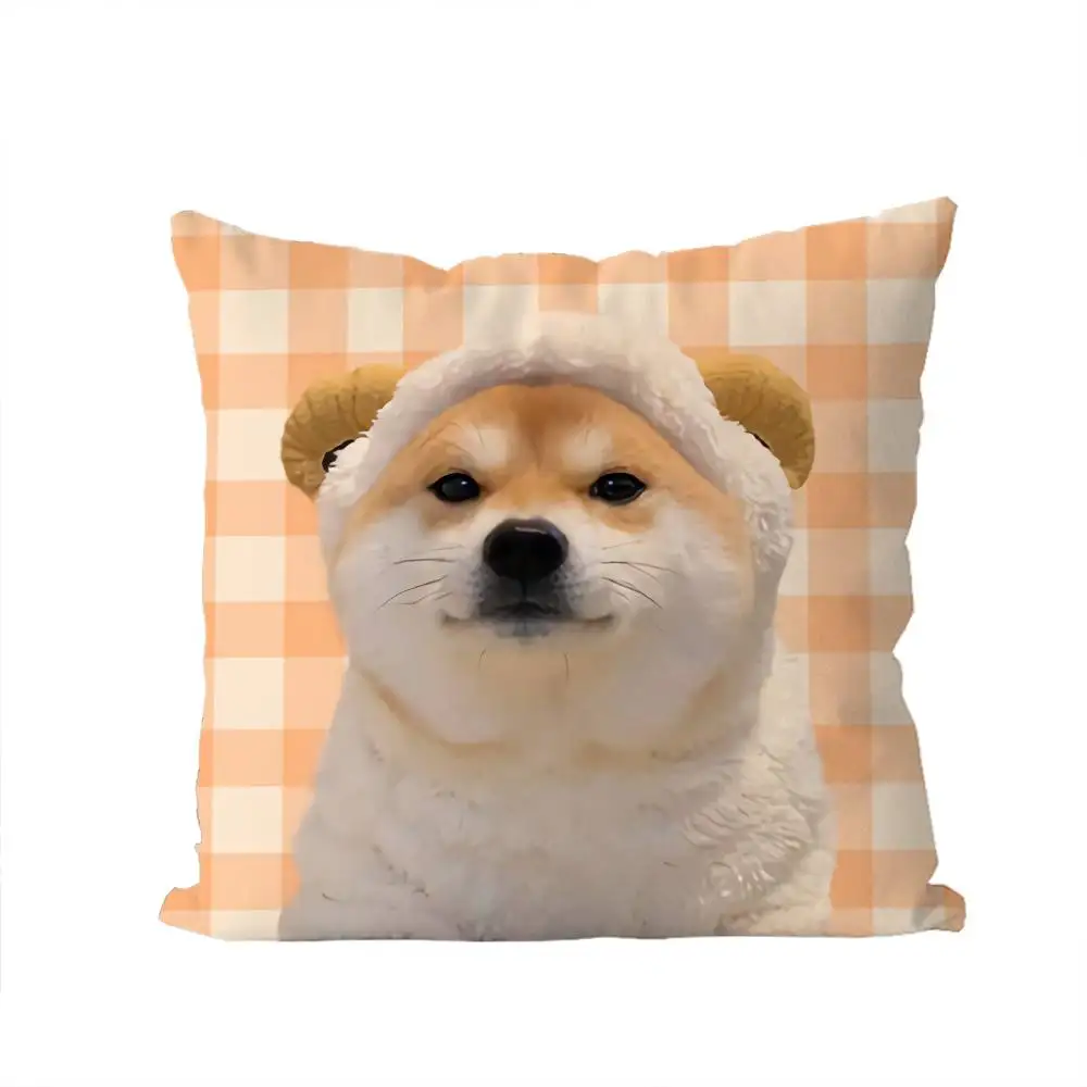

Shiba Inu Pillow Case Luxury Double-sided For Car Pillows 45x45 Cushions Cover Home And Decoration Sofa Pillowcase 50x50