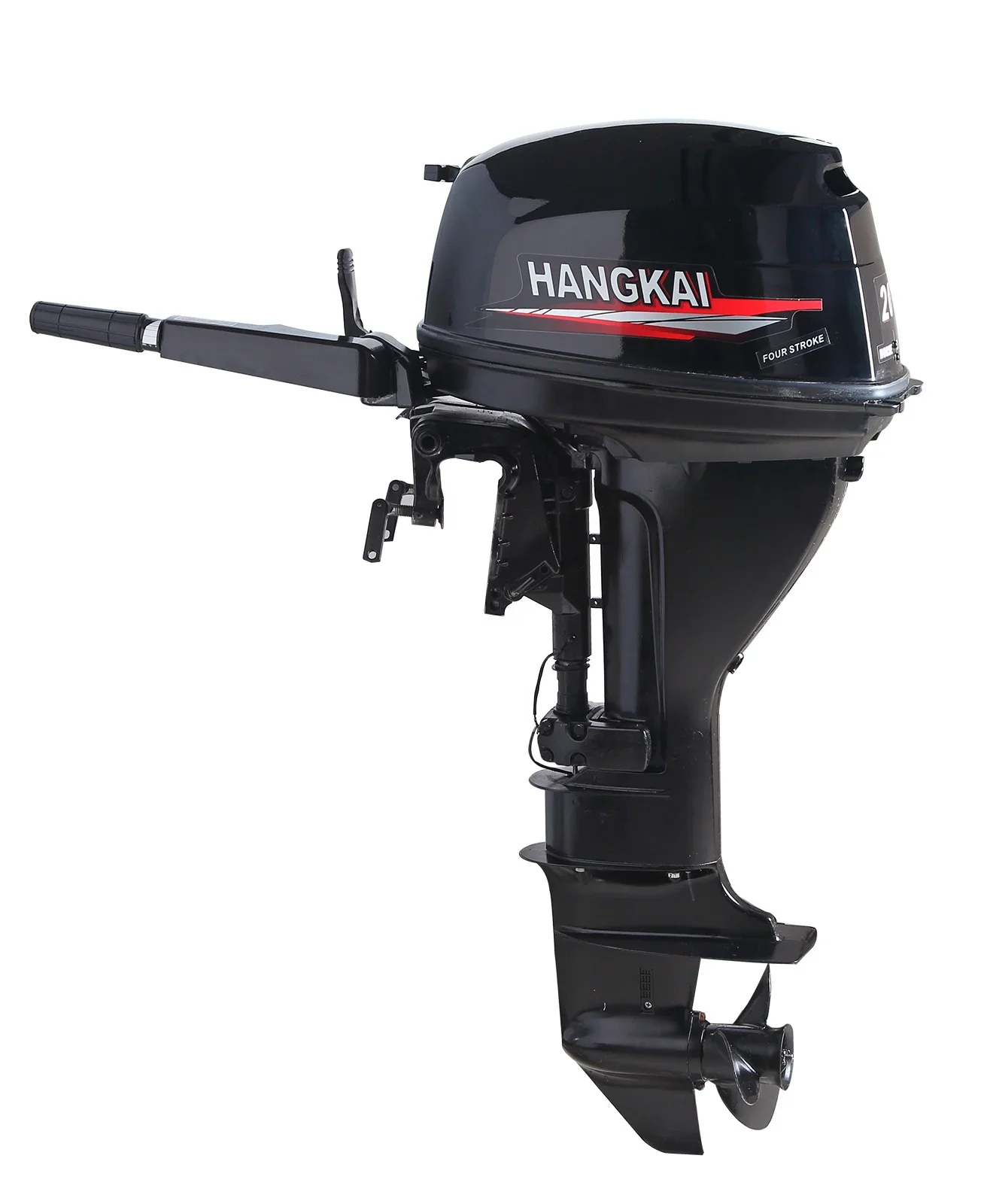 New Powerful HANGKAI 20HP 4 Stroke Gasoline Boat Engine Outboard Motors With Electric Start Available