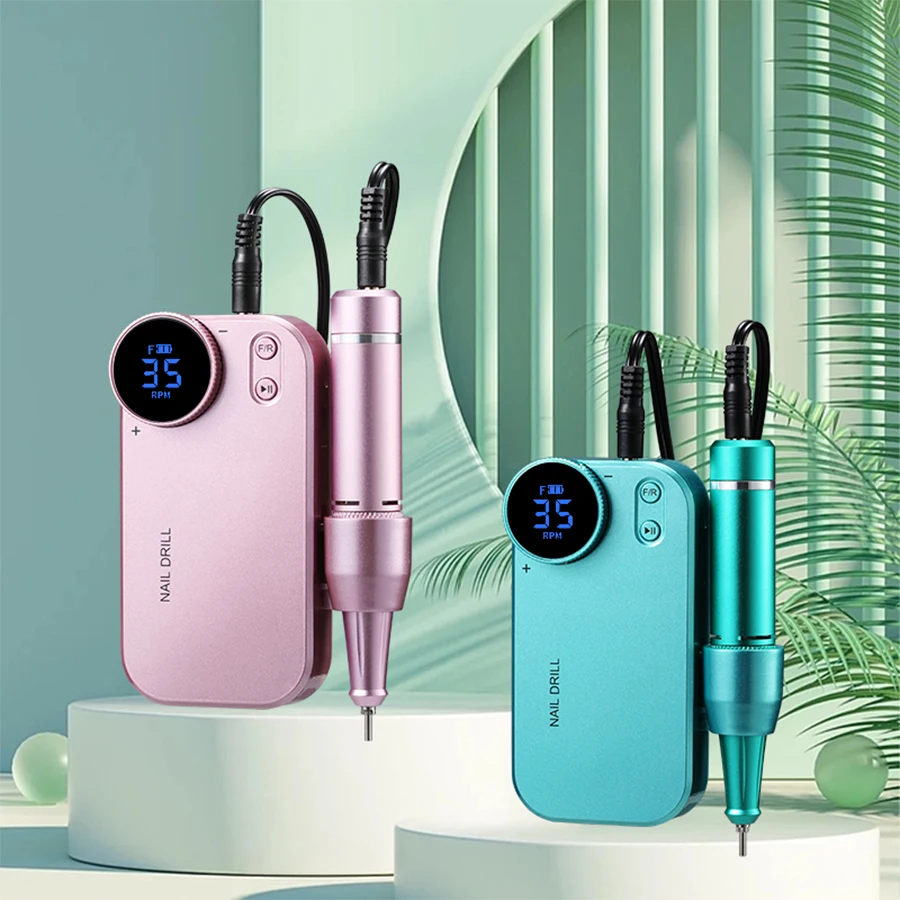 المهنية المحمولة القابلة لإعادة الشحن مسمار الحفر طلاء الأظافر المحمولة متعددة الوظائف أدوات مانيكير متعدد الألوان #4
