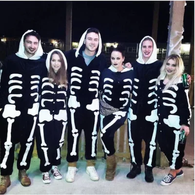 loween Scheletro Zombie Tutina Performance Costume Discoteca Par Horror Zombie Gioco orm Cartoon Abbigliamento genitore-figlio