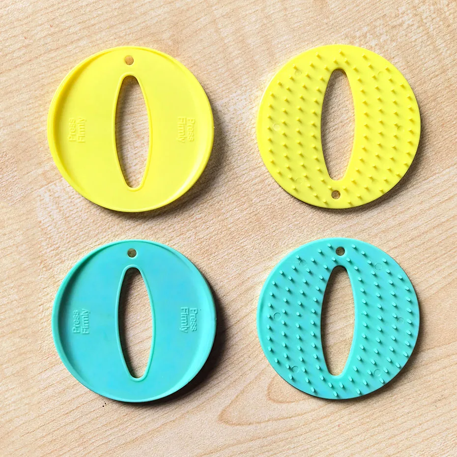 Shot Helper Schmerz blocker Gerät 4 stücke Shot Assist Pads Reducer wieder verwendbare Immunisierung Injektion Shooting Assist Hilfs blöcke – Detail 4