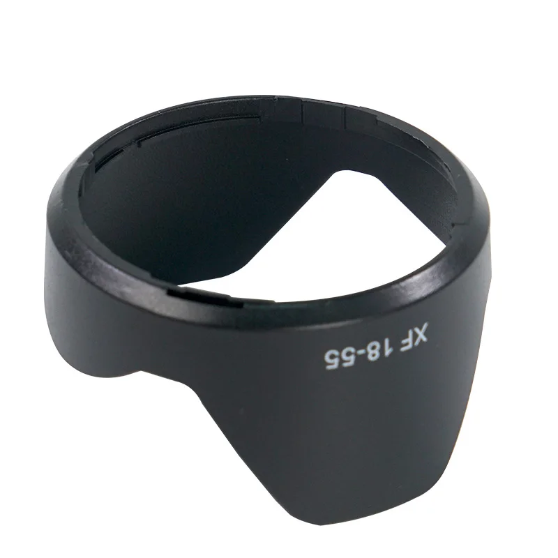 1cps XF 18-55 Camera Lens Hood Light Shadow Hood for Fuji XF 18-55mm f/2.8-4 R OIS XF 14mm f/2.8 R Plastic Rotate install