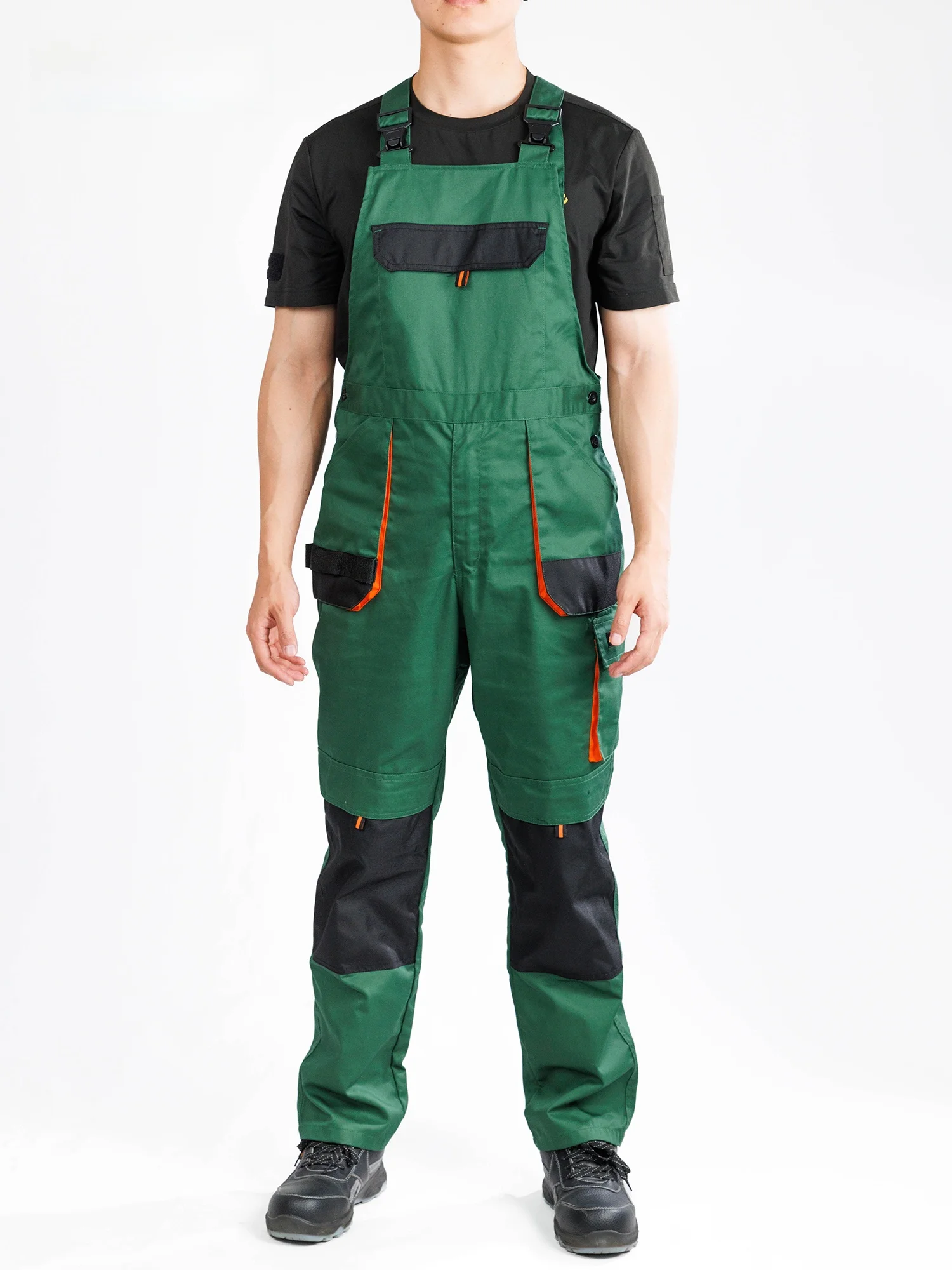 

Men's Workwear Overalls Multi-ket Durable Cotton Polyester Straight Leg Casual Pants for Mountain Climbing And Labor Prote...