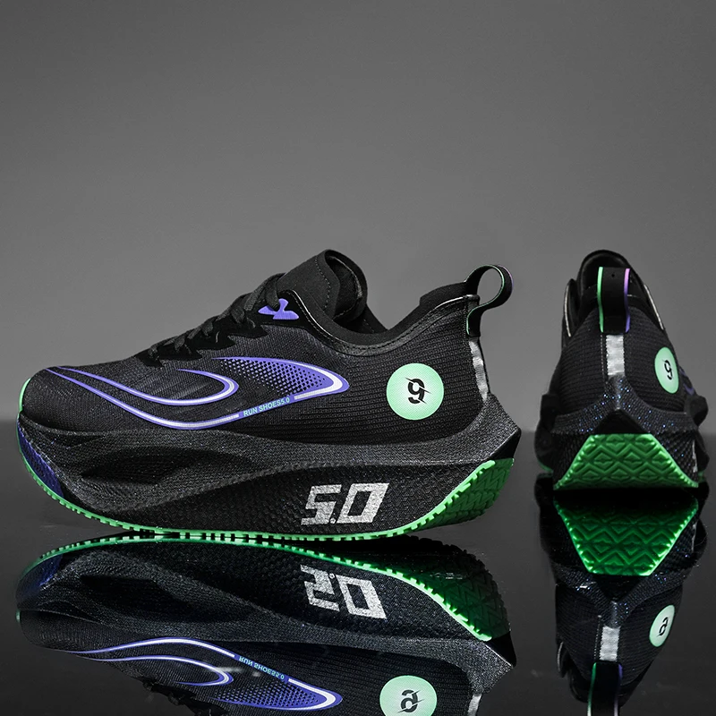 

Кроссовки для бега для мужчин и женщин, спортивная обувь с карбоновой пластиной, для марафонских забегов, амортизирующие, для тренировок по легкой атлетике