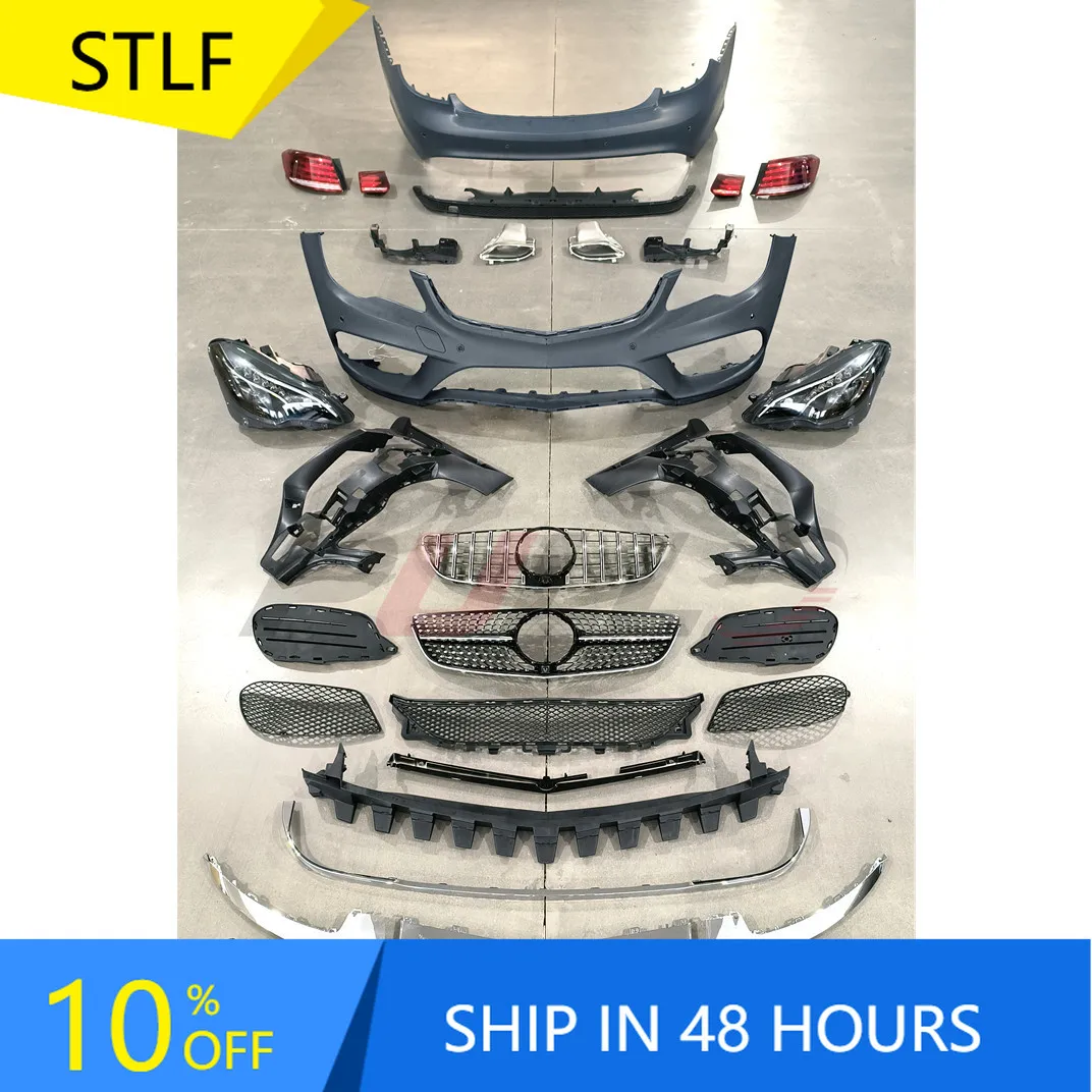 

STLFCar Bumpers for Benzs W207 E Class Coupe Old Upgrade to New 2014-2017 Body Kits