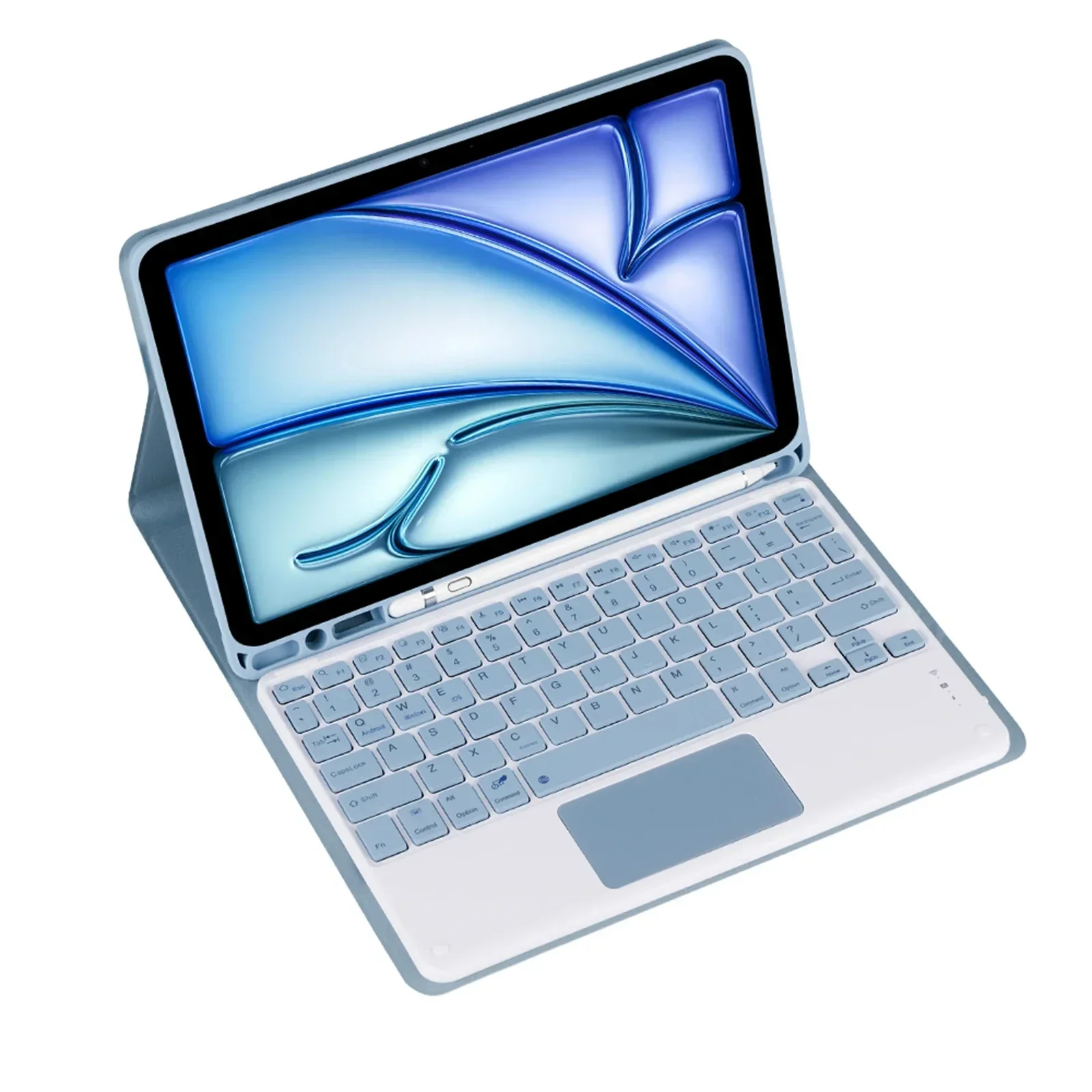 

Magnetic Removable Wireless Backlight Keyboard Case for iPad Pro 11 (2022/2021/2020/2018) Tablet Built in Pencil Holder cover