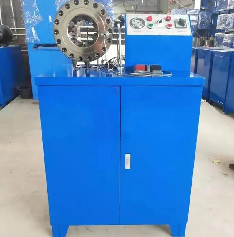 2026-12 Core Patent Fast Change 10 Free Dies Make Hose Press Hydraulic Hose Pipe Crimper Aircon Hose Crimping Machine