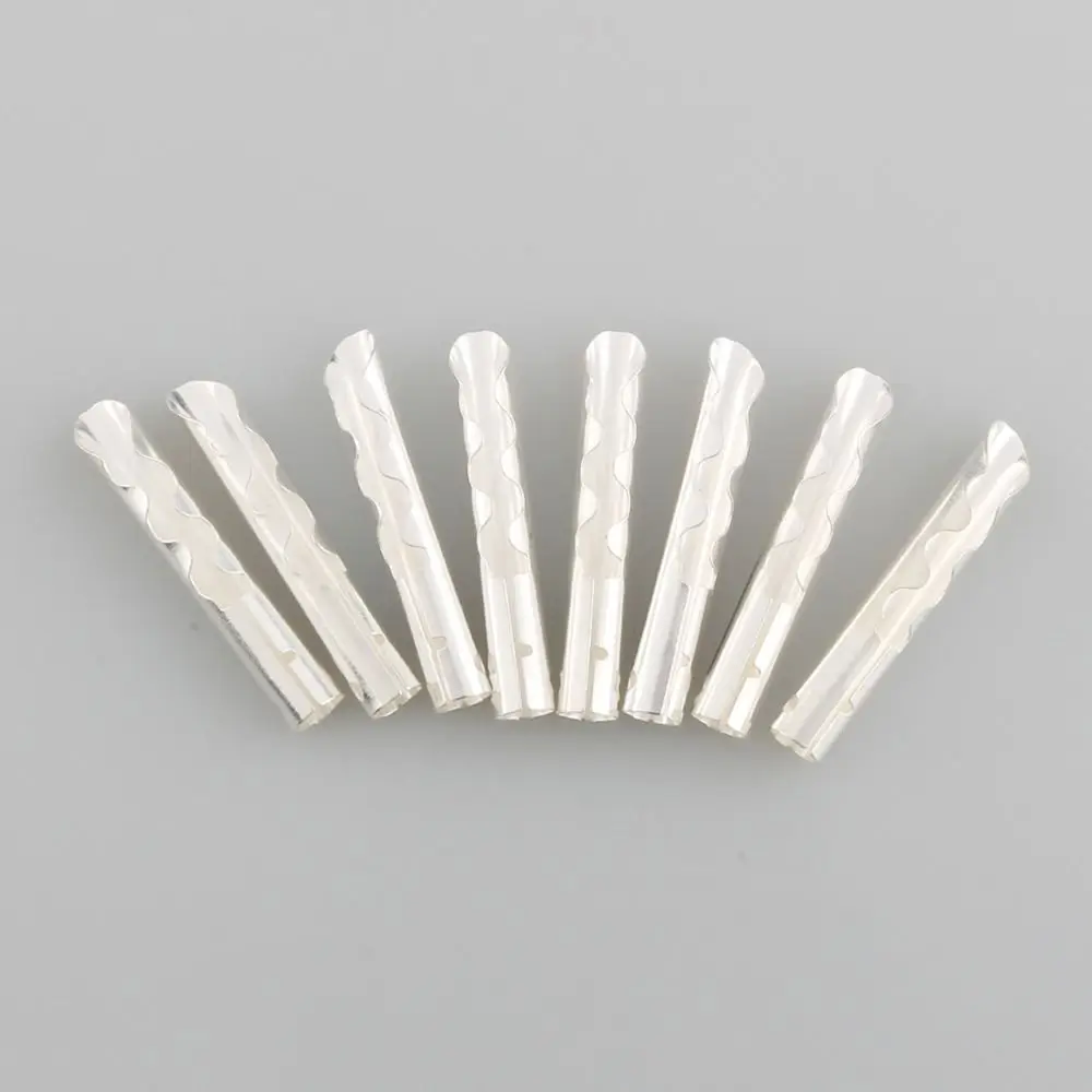 1Pcs 4mm BFA Z-Type Banana Plug Pure Copper Conductor Gold/Silver Plated Gold Silver Plated Terminal Amplifier Connection