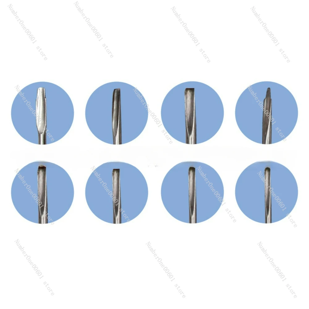 Dental Minimally Invasive Tooth Elevator 8-Piece Stainless Steel Puller Tooth Elevator Dental Instrument