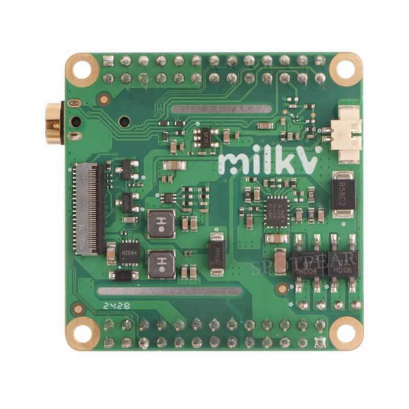 Para placa de expansão Milk-V Duo S Poe HAT MIPI DSI e interface de áudio suporta fonte de alimentação POE