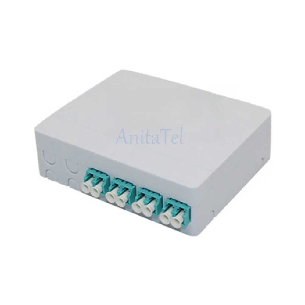 5Pcs 코어 FTTH 광 종단 Ftth 4 포트 광섬유 패널 박스 커넥터 피그테일 포함