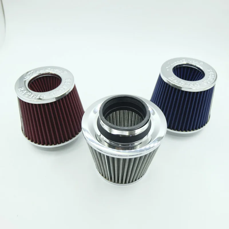 76MM SIMOTA Car Air Filter High Flow Intake FilterIntake Filter Sport Power Mesh Cone Cold Air Induction Kit Universal Car Parts