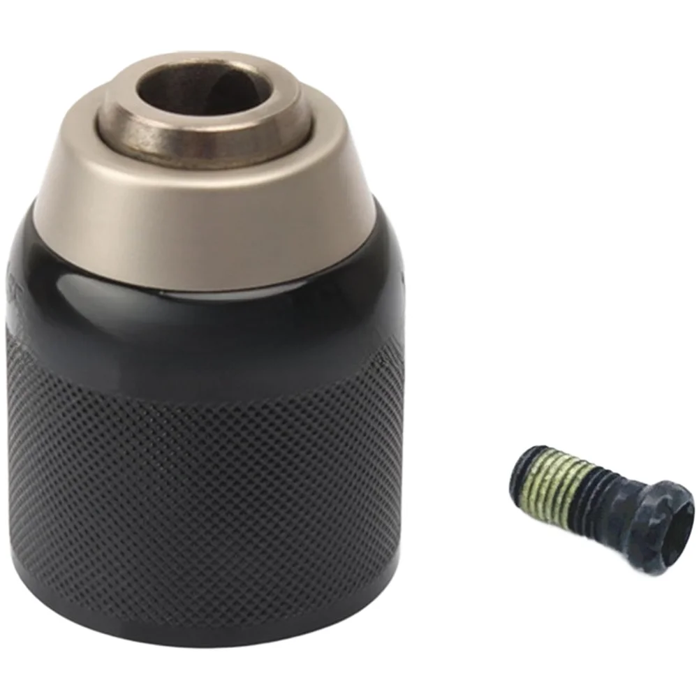 Metal Drill Chuck 1/16'' To 1/2'' Clamping Capacity 9/16''-18 Mounting Quick Change Adapter Drill Chuck Electric Drill Accessory