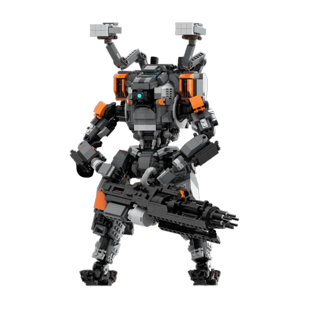 Moc mecânica modelo jogo titanfalleds legião mechwarrior blocos de construção BT-7274 tijolos FS-1041 soldados montado brinquedo crianças presente