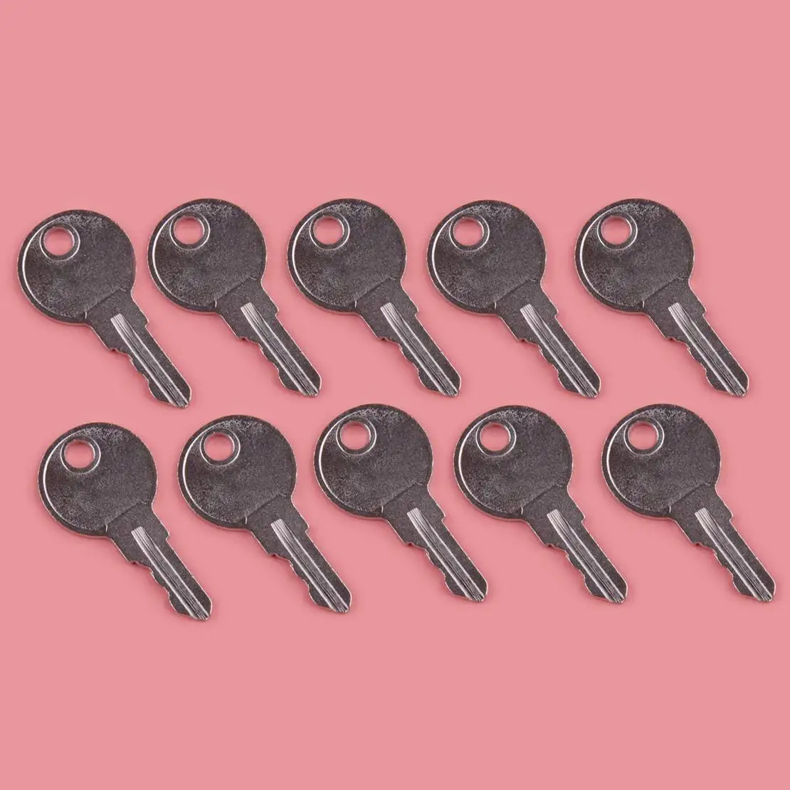 10Pcs E114 Keys Silver Fit for Paper Towel Toilet Tissue Soap Dispensers