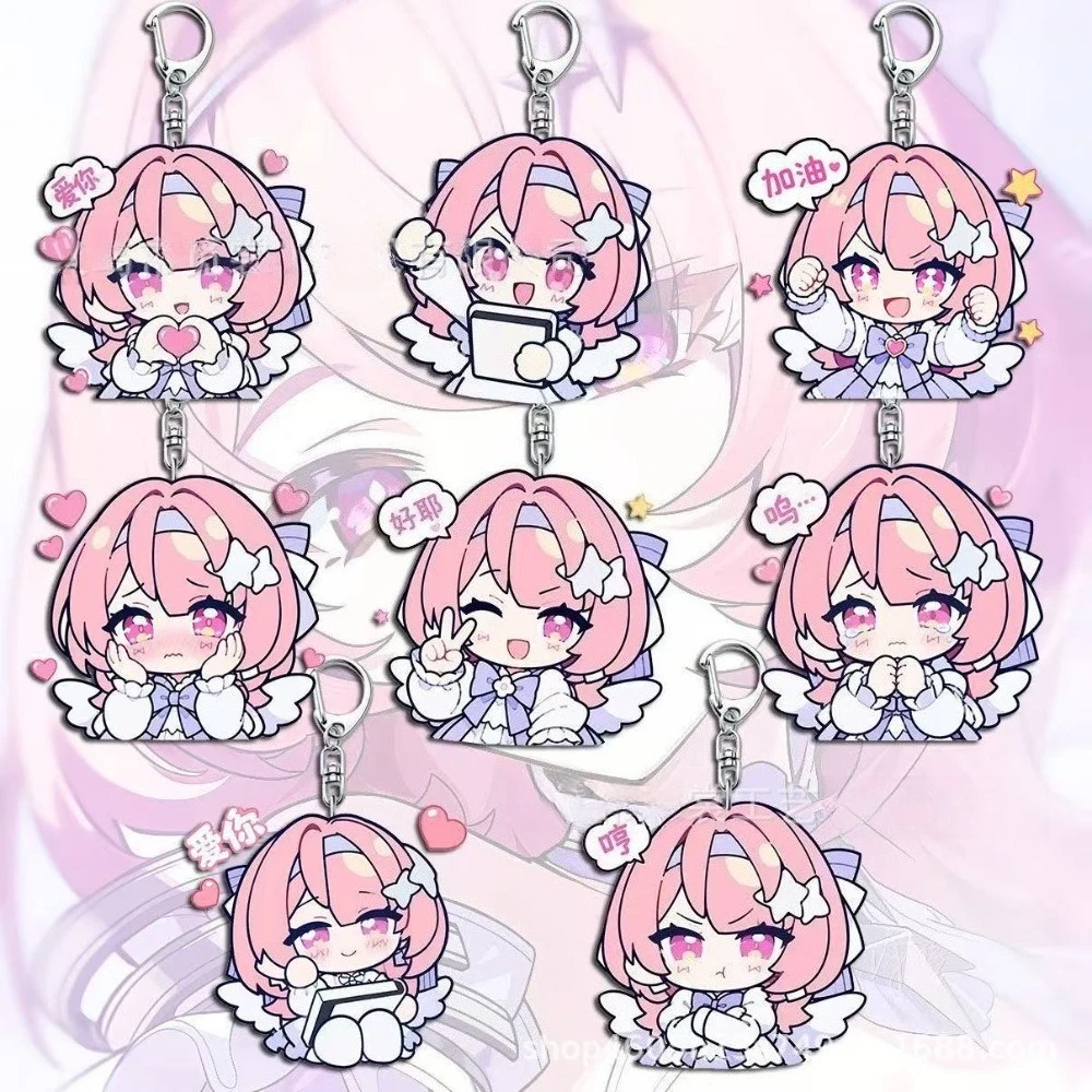 Game Remielle Dan Pendant Zenless Zone Zero Peripheral Keychain Hanging Decoration Collection Keyring Cute Jewelry Accessory