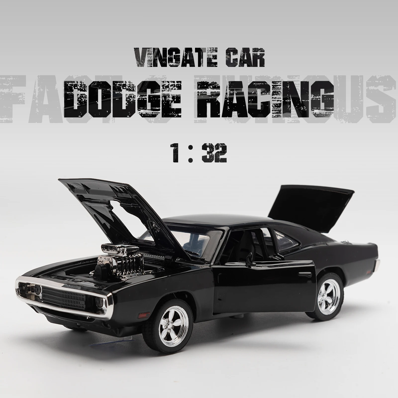 1:32 Fast Furious7 Simulation car of Model Alloy Toy car Dodge Charger muscle vehicle children Classic Metal Cars For Collection