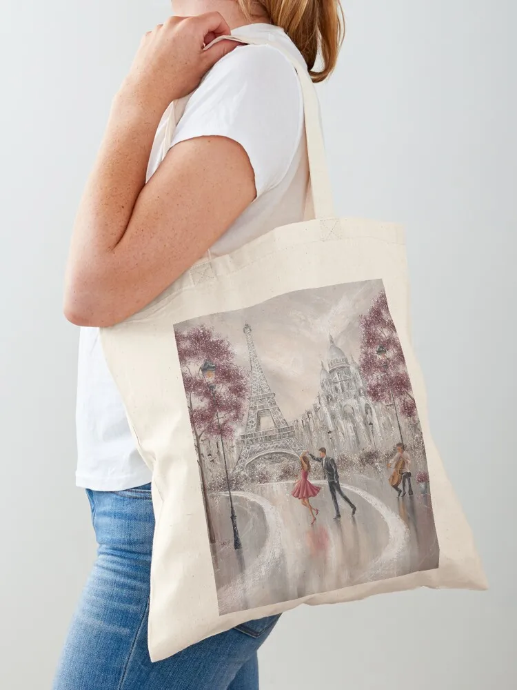 Twirl، باريس برج ايفل حمل حقيبة اليد حمل الحقائب الرجال حمل حقيبة قماش هدية #1