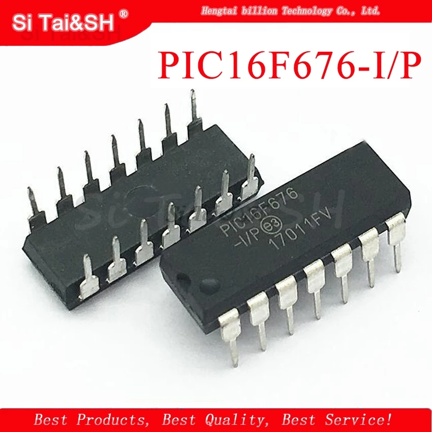 2pcs/lot PIC16F676-I/P PIC16F676   Waterproof shell