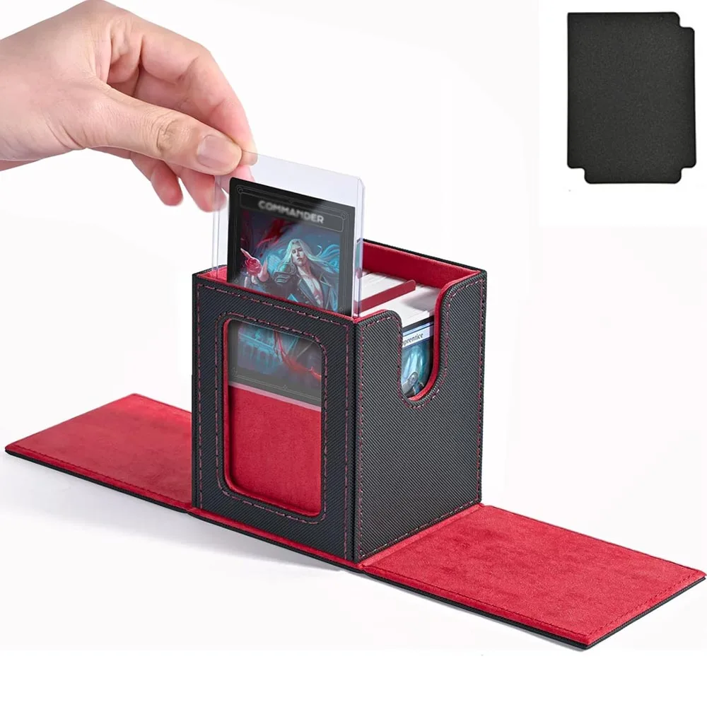 

100+ New PU Game MTG Trading Card Holder Collectible Game Storage Card Deck Case Protectors Organizer Storage Box Women Men