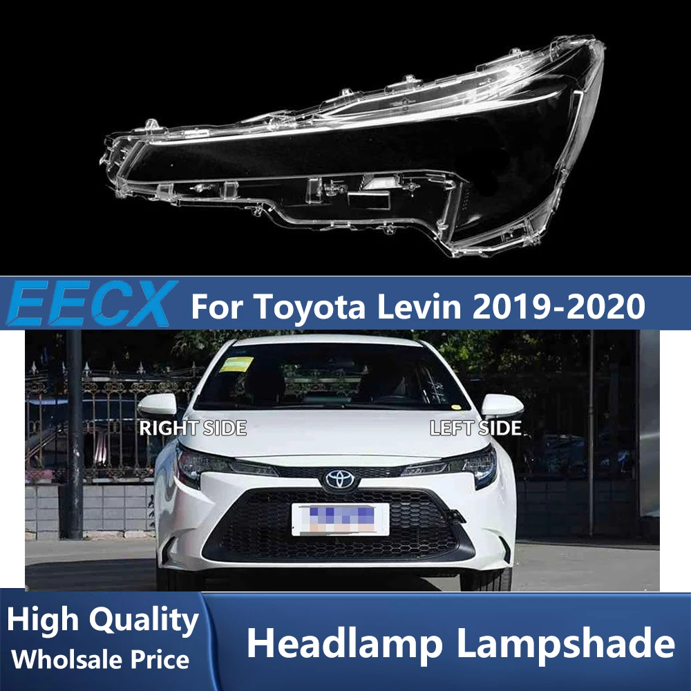 

Прозрачная крышка передней фары, сменный оригинальный плафон из плексигласа для Toyota Levin 2019 2020 2021 2022