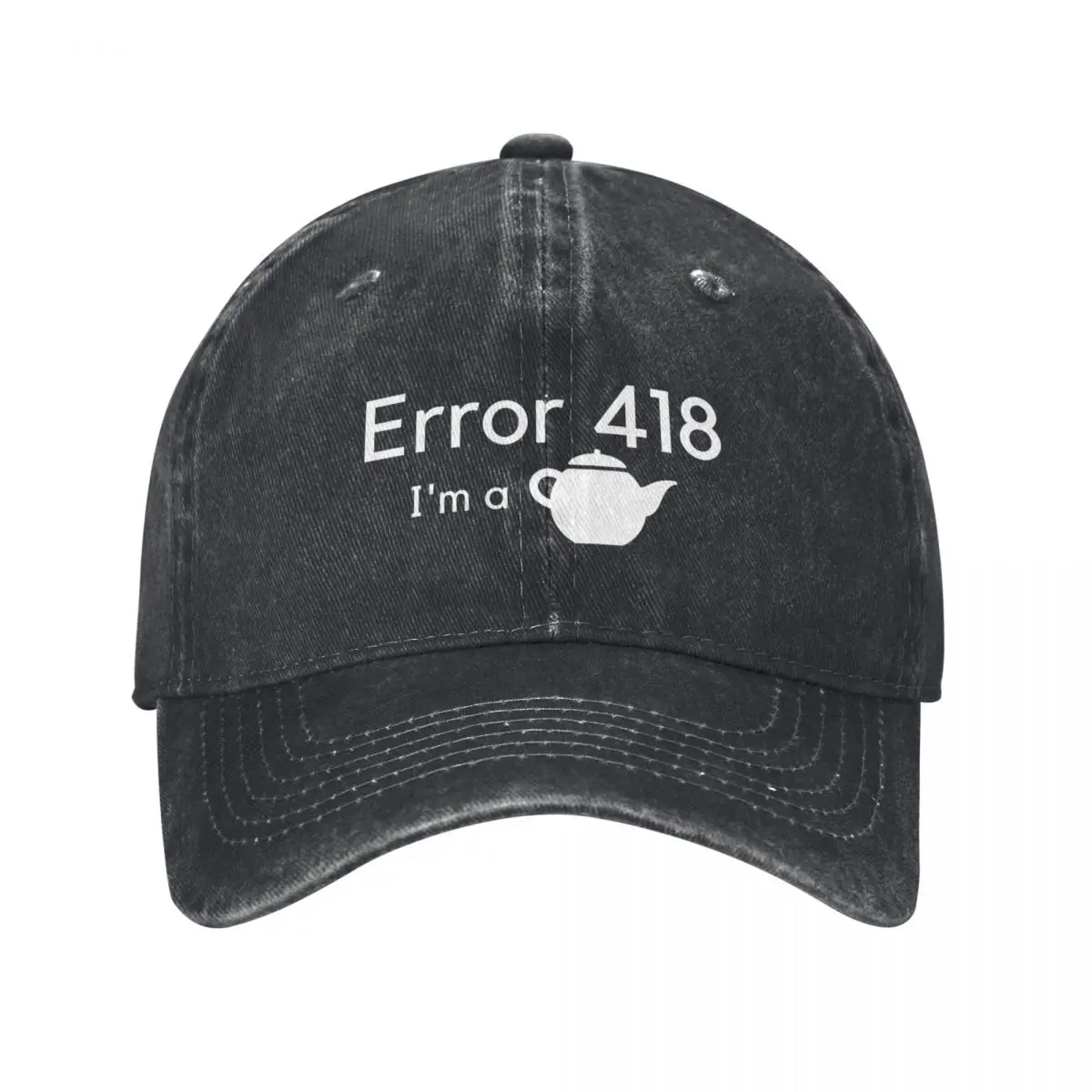 

Error 418 Baseball Cap Cosplay Wild Ball Hat Male hat Hats For Women Men's