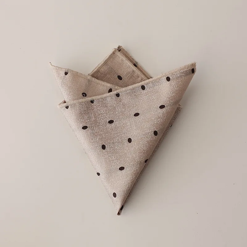 Traje de negocios Retro marrón Beige naranja, toalla de bolsillo, versión coreana, bufanda para hombre, fiesta de boda, 5 uds.