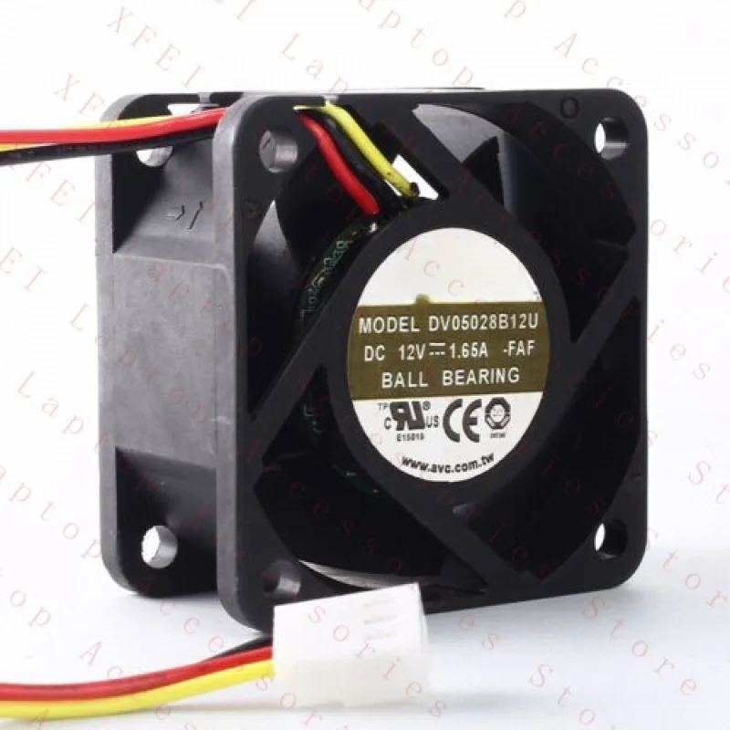 

Вентилятор C 1PC FOR AVC DV05028B12U DC12V 1.65A 50*50*28 мм 3-контактный