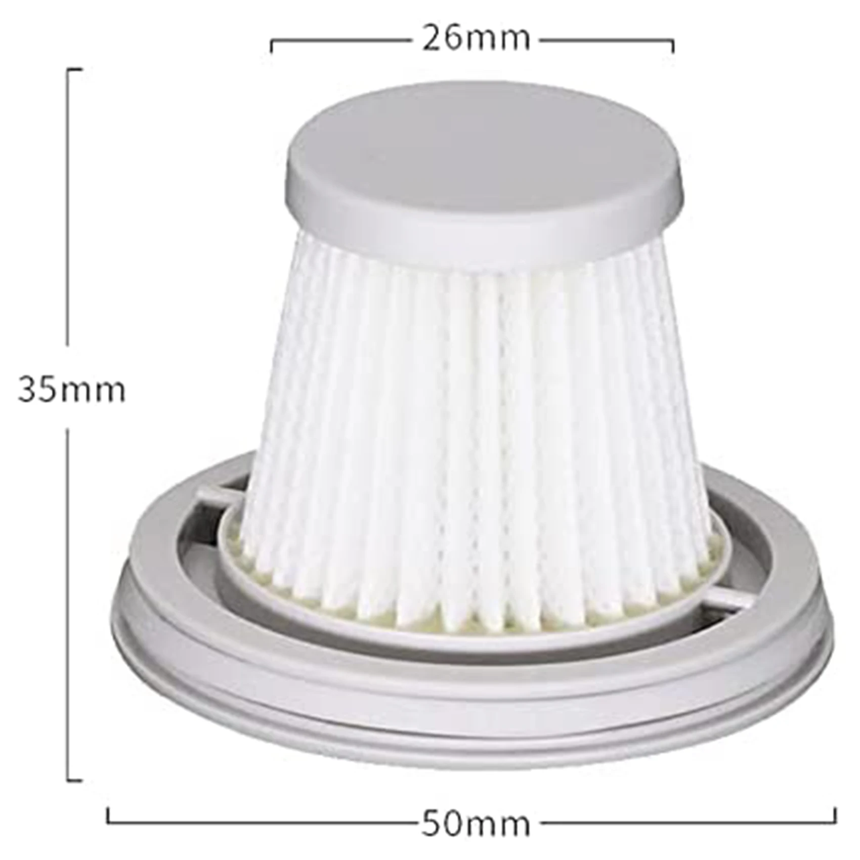 Anwor HEPA-Filter für Xiaomi Staubsauger Mini Handstaubsauger Hepa-Filter für Xiaomi Mijia Handstaubsauger