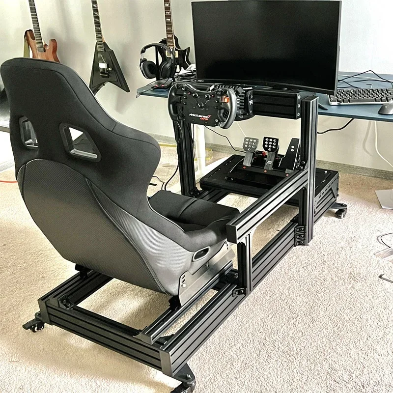 

best seller sim racing game customization Competition simulator aluminum frame 4040 4080 sim racing rig