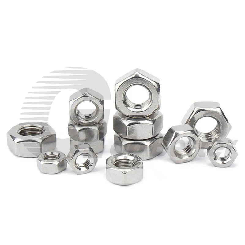 2/5PCS A2 304 Stainless Steel BSW Hex Hexagon Nuts 1I8-40 5I32-32 3I16-24 1I2-12 PITCH Of Tooth 0.63mm-2.11mm