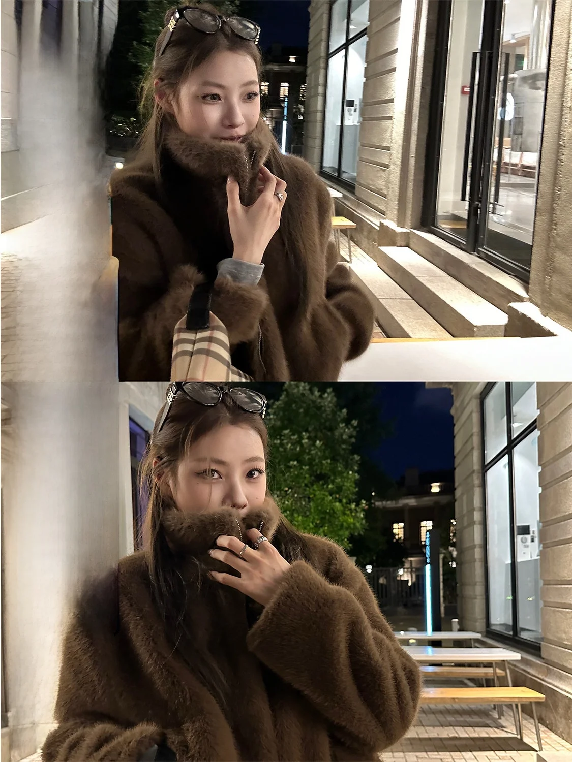 

Женская коричневая куртка D YANGJUN с воротником-стойкой, теплая, в стиле ретро, с длинными рукавами, из смесовой ткани (полиэстер и шерсть), на молнии