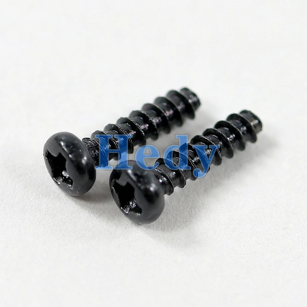 80PCS Black Round Head Screw Alloy Cross Bolts Screws For PS2 PS3 Wireless Controller