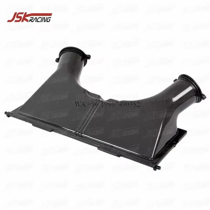 Wmwmnu Dry Carbon Fiber Air Box Engine Cover for 488 GTB Spider 2015-2018 OEM Style Intake Manifold Decoration