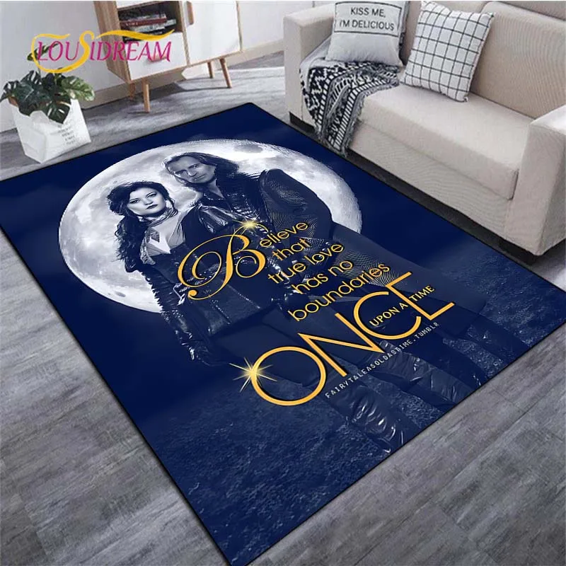 TV series rug Once Upon a Time Carpets 3D Print Living Floor Room Carpet Soft Mat for Adult and Children bedroom 