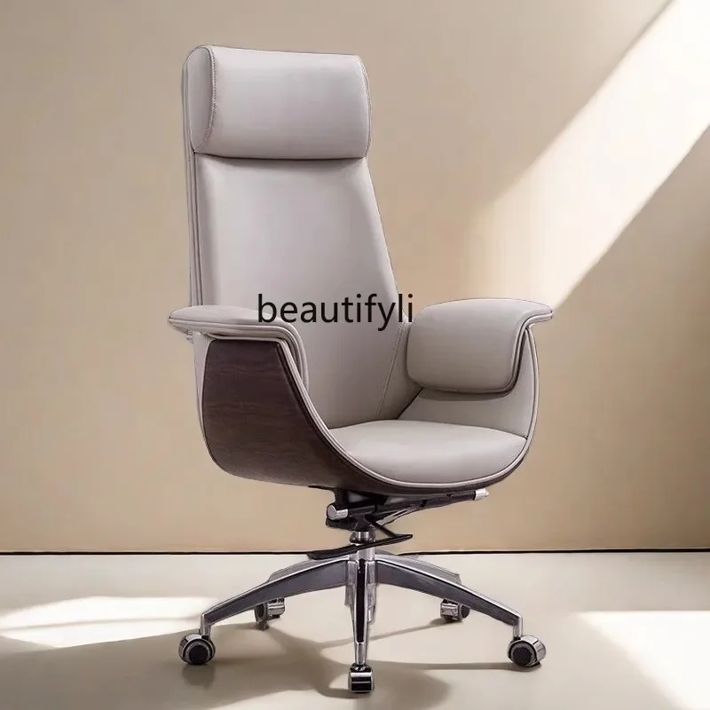 

Fashion computer chair Home study reclining chair, high back lunch break Business office chair Manager chair