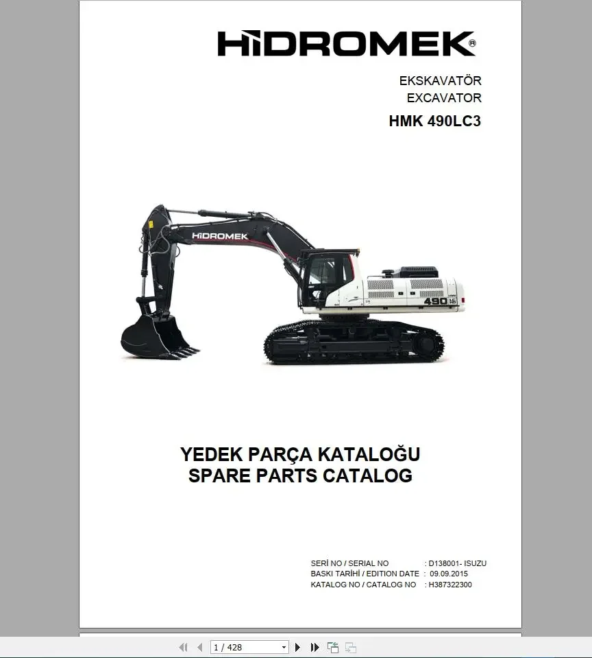 SpecDiag Hidromek Machinery 2021 PDF 6,52GB 2021 Service & Part Manual Opertor Manual and Schematics