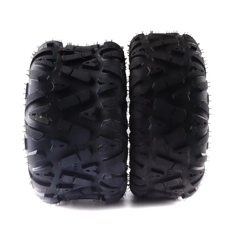 8 Inch Tubeless Tires - Front 19x7-8 Rear 18X9.50-8 Kart, ATV, UTV Dirt Bike Tires, Quad Dirt Buggy Road Tires