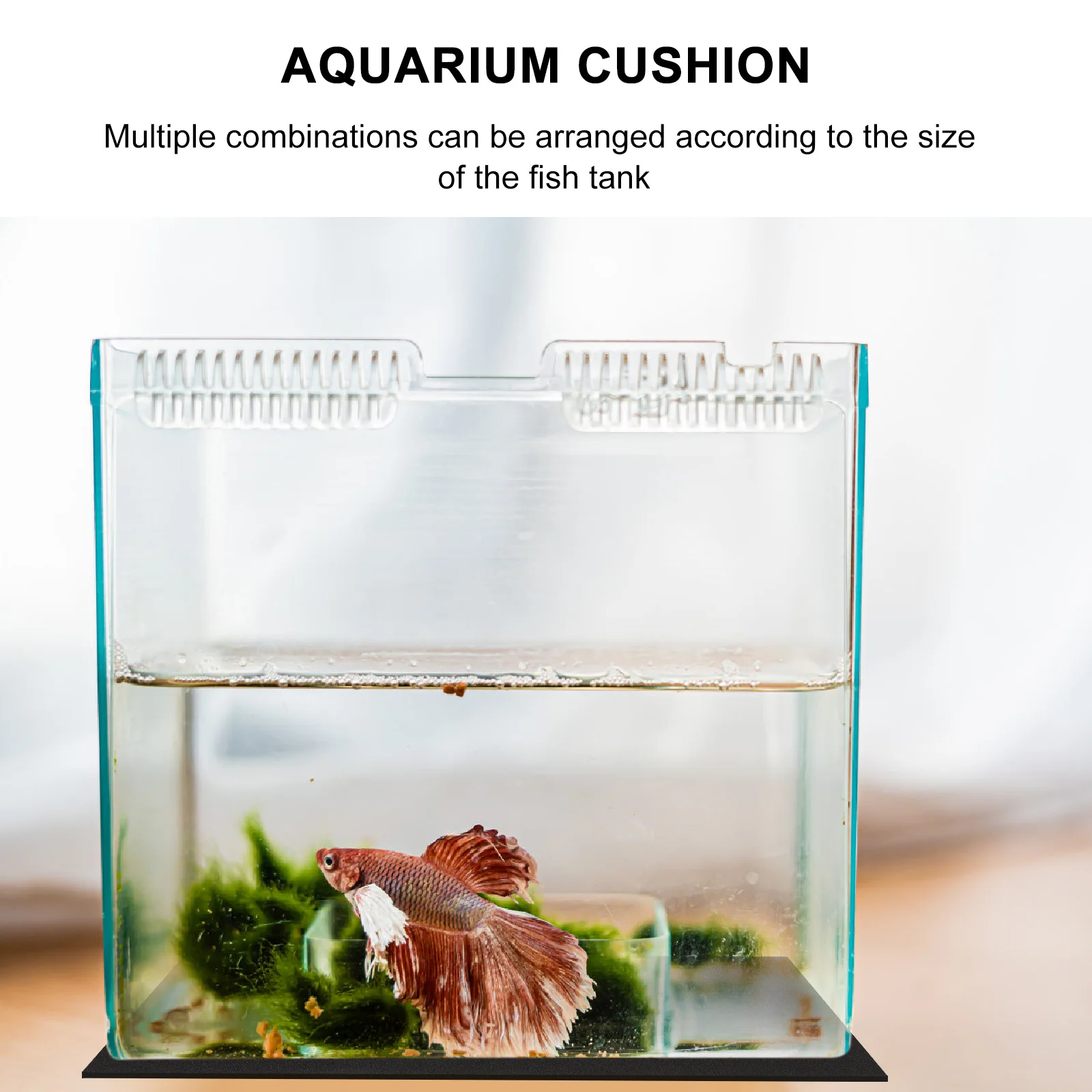 

5Pcs Aquarium Insulated Cushion Heavy Duty Fish Tank Pad Compression Resistant Abrasion Aging Proof Thermal Absorption Non Skid