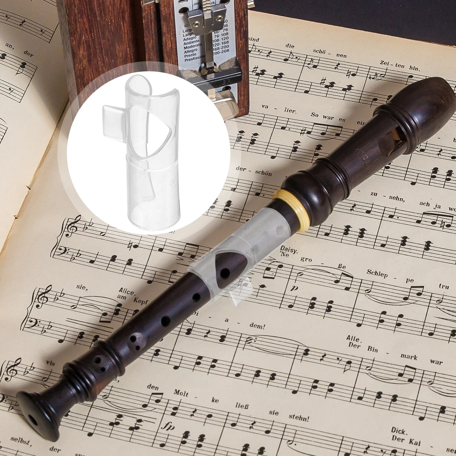 

Flute Mouthpiece Replacement Parts Plug Plastic for Instrument Blow Nylon Mouthpieces