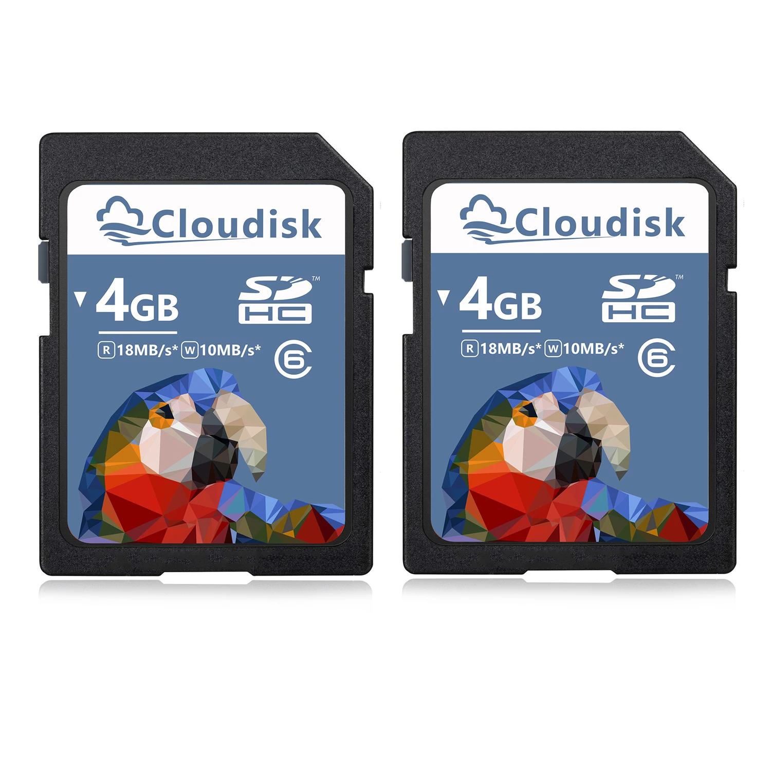 Cloudisk SD Card 2Pack 16GB 32GB SDHC C10 64GB 128GB SDXC U3 V30 UHS-I SD Flash Memory Card 4GB For Camera Car DV SLR