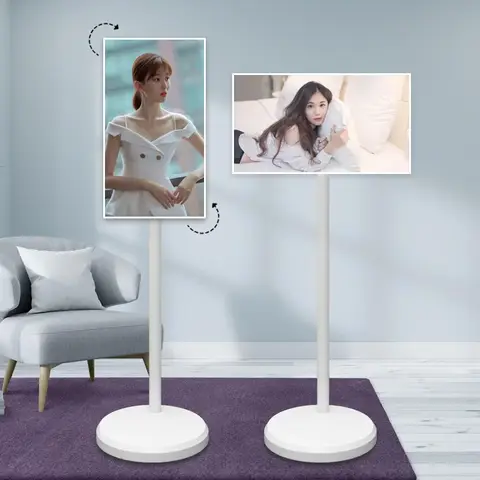 Gorąca sprzedaż 21-calowy zasilany bateryjnie telewizor z systemem Android In-Cell ekran dotykowy do zajęć fitness połączenia wideo gry siłownia wymienny inteligentny telewizor