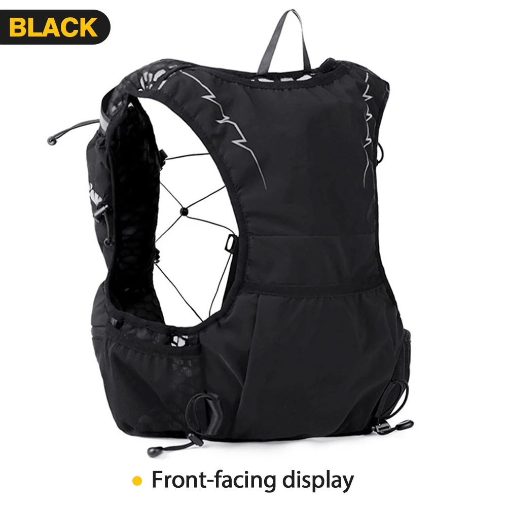 NEWBOLER Outdoor-Laufrucksackweste mit Flaschenhalterung, leicht, für Trailrunning, Radfahren, Joggen, Marathon, Reiten, Klettern – Detail 14