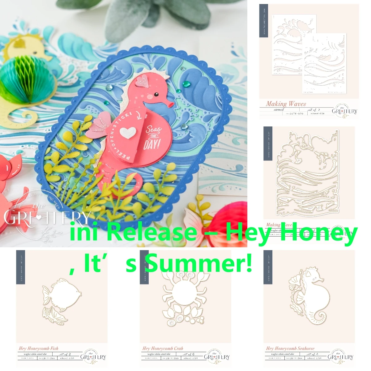 Making Waves Stamps 2026 New Metal Cutting Dies For DIY Scrapbooking Crafts Maker Photo Album Template Handmade Decoration