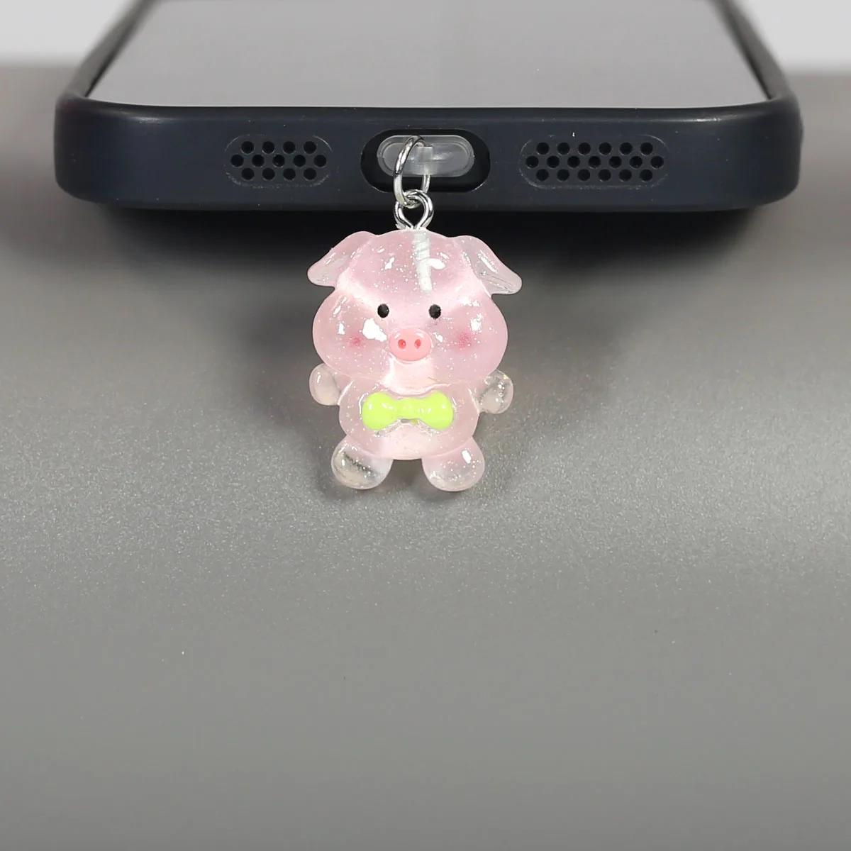 Cute Little Pig And Little Bear Phone Dust Plug Pendant Mobile Accessories Decoration For Iphone For Samsung For Xiaomi Type-C