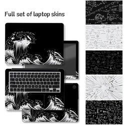 Universal Laptop Skins Stickers Black and white lines Decorate Decal 13